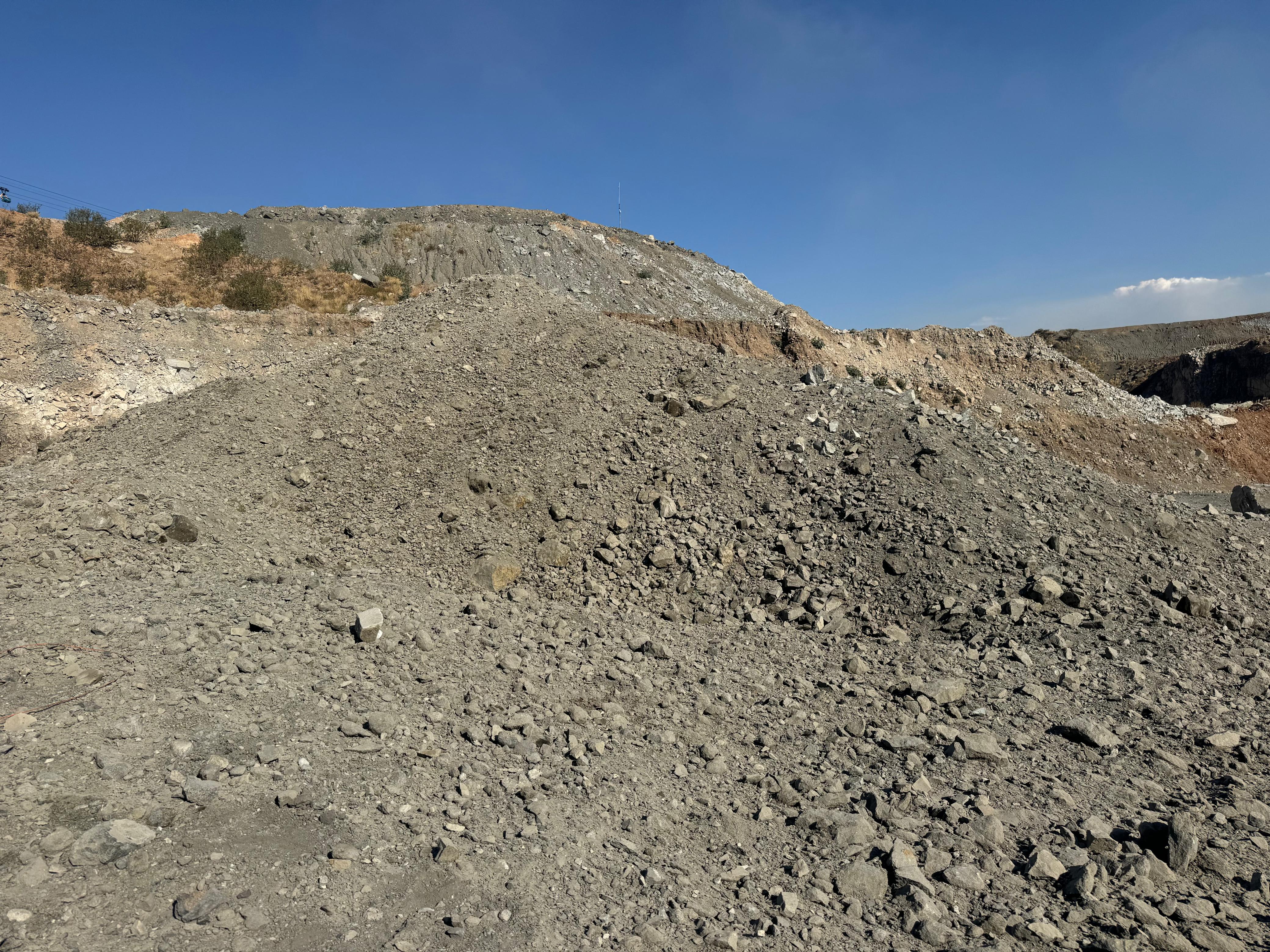 Overburden Blast Fragmentation - Mining Drill Site in Limpopo
